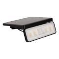 Proiector LED solar cu senzor LED/8W/3,7V 2000 mAh IP54 negru