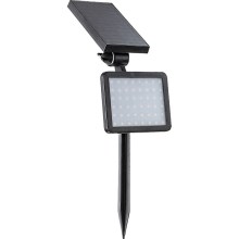 Proiector LED solar cu senzor LED/9,6W/3,7V IP44 Rabalux