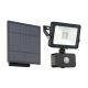 Proiector LED solar cu senzor 15xLED/0,03W/3,7V IP44 Eglo