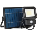 Proiector LED solar de exterior cu senzor LED/20W/3,7V 6500K IP65 4400 mAh