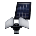 Proiector LED solar de exterior cu senzor LED/20W/5,5V 2400 mAh IP44