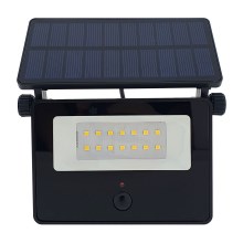 Proiector LED solar de exterior cu senzor LED/5W/3,7V 4200K IP44