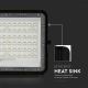 Proiector LED solar dimabil de exterior LED/15W/3,2V IP65 6400K negru + telecomandă