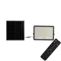 Proiector LED solar de exterior LED/30W/3,2V 6400K negru IP65 + telecomandă