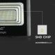 Proiector LED solar de exterior LED/40W/10V IP65 6000K + telecomandă