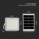 Proiector LED solar dimabil de exterior LED/6W/3,2V IP65 4000K alb + telecomandă