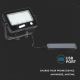 Proiector LED solar dimabil cu senzor LED/10W/3,7V 4000K IP65 + port USB