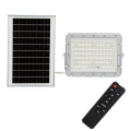 Proiector LED solar dimabil de exterior LED/15W/3,2V IP65 6400K alb + telecomandă