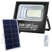 Proiector LED solar dimabil LED/200W/3,2V IP67 Aigostar + telecomandă