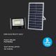 Proiector LED solar dimabil LED/35W/10V 4000K IP65 + telecomandă