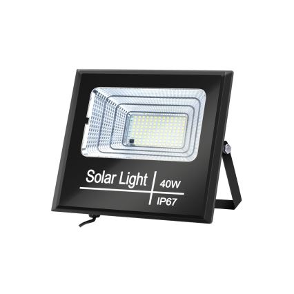 Proiector LED solar dimabil LED/40W/3,2V IP67 Aigostar 103700XBN + telecomandă