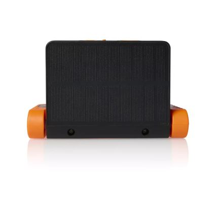 Proiector LED solar reglabil, reîncărcabil, 10 W, USB 5 V, 6500 K, IP44, 1800 mAh