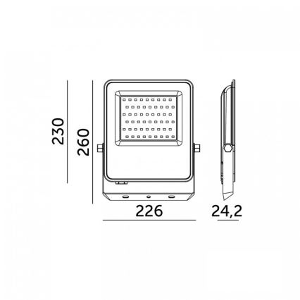 Proiector LED ULSAN LED/100W/230V 4000K IP65