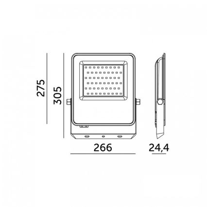 Proiector LED ULSAN LED/150W/230V 4000K IP65
