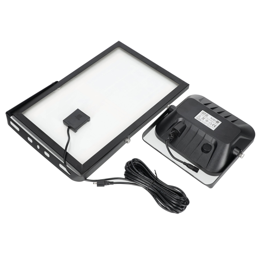 Proiector solar exterior cu senzor LED/30W/6,4V 4000K IP65 6000 mAh + telecomandă