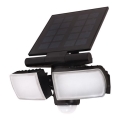 Proiector solar LED cu senzor, 2000mAh, LED/8W/3,7V, IP44