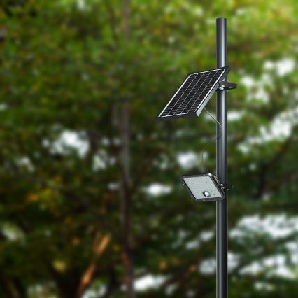 Proiector solar LED cu senzor LED/30W/6,4V 4000K 6000 mAh + telecomandă