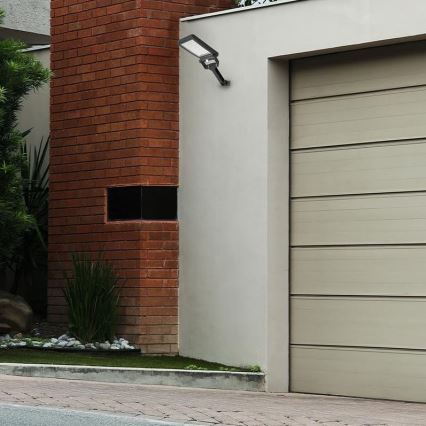 Proiector solar LED cu senzor LED/5W/3,7V 4000K 1500 mAh IP54 negru