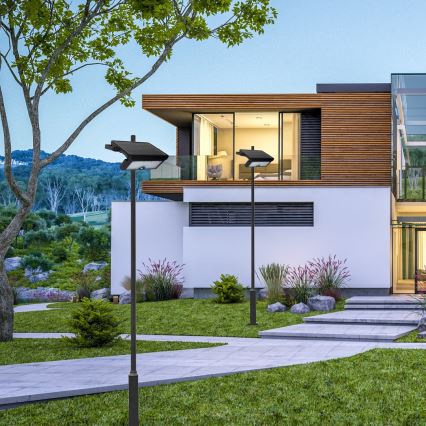 Proiector solar LED cu senzor de mișcare și crepuscul EPAD LED/10W/3000 mAh 7,4V 4000K IP65