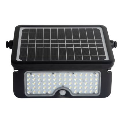 Proiector solar LED cu senzor de mișcare și crepuscul EPAD LED/10W/3000 mAh 7,4V 4000K IP65