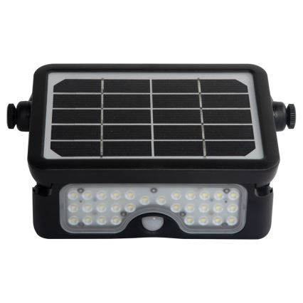 Proiector solar LED cu senzor de mișcare și crepuscul EPAD LED/5W/3000 mAh 3,7V 4000K IP65