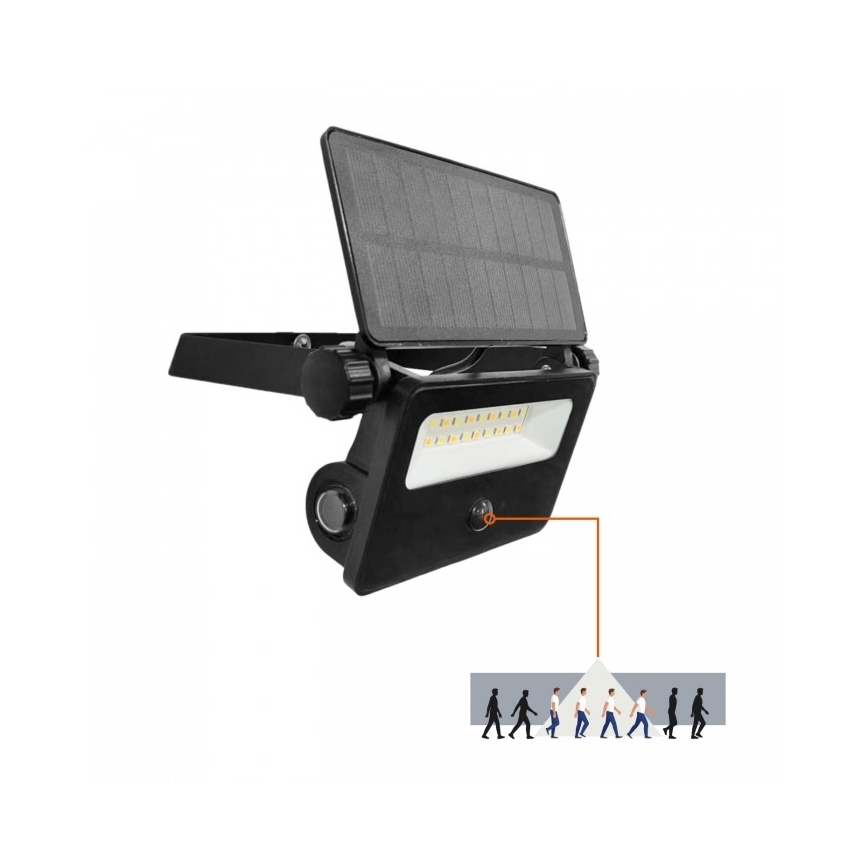 Reflector solar LED cu senzor NCS G2 LED/10W/3,7V 3000/4000/6500K IP54 1800 mAh