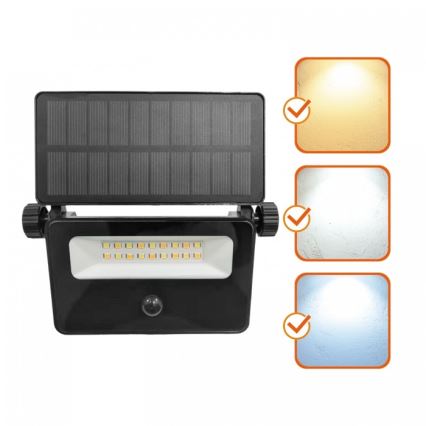 Reflector solar LED cu senzor NCS G2 LED/10W/3,7V 3000/4000/6500K IP54 1800 mAh