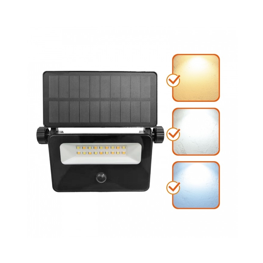 Reflector solar LED cu senzor NCS G2 LED/10W/3,7V 3000/4000/6500K IP54 1800 mAh