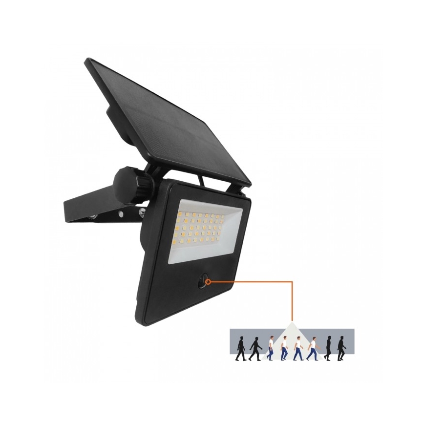 Proiector solar LED cu senzor NCS G2 LED/20W/3,7V 3000/4000/6500K IP54 2600 mAh