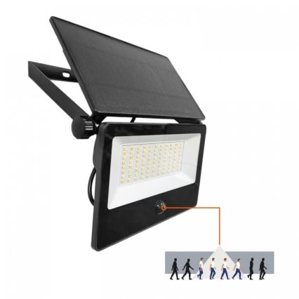 Proiector solar LED cu senzor NCS G2 LED/30W/3,7V 3000/4000/6500K IP54 5200 mAh