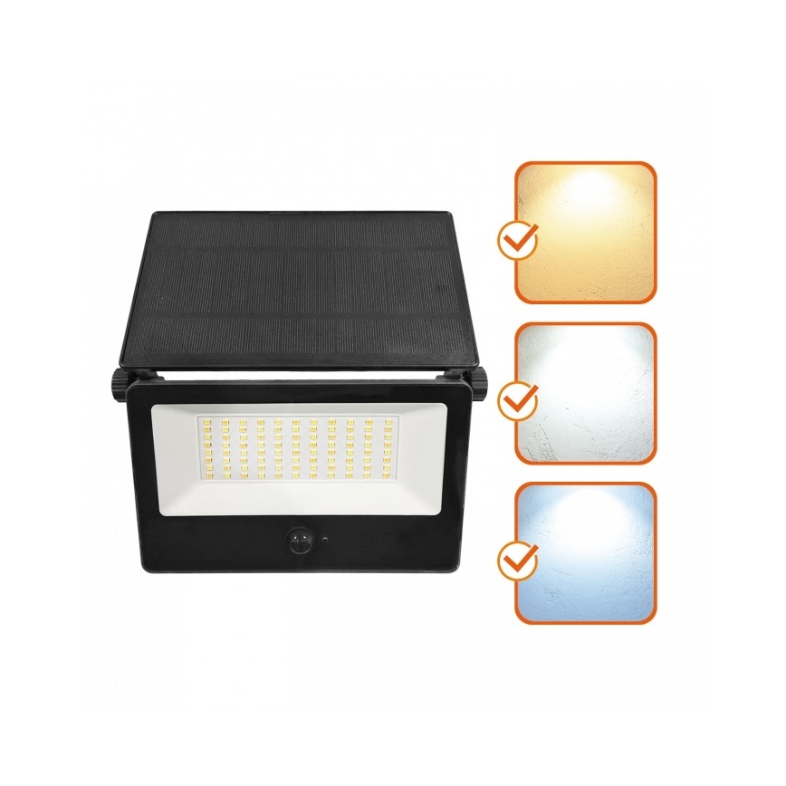 Proiector solar LED cu senzor NCS G2 LED/30W/3,7V 3000/4000/6500K IP54 5200 mAh