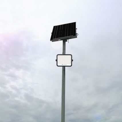 Proiector solar LED reglabil 400W/3,2V 2000-8000K IP65 20000 mAh, negru + telecomandă