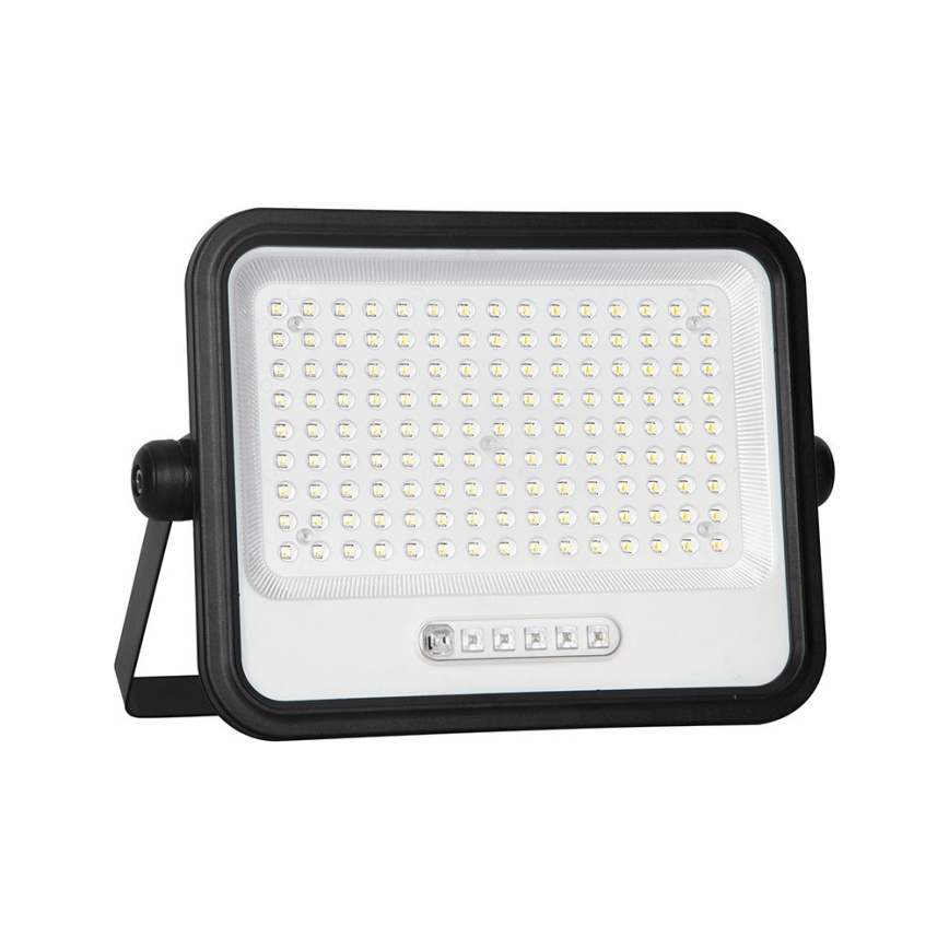 Proiector solar LED reglabil LED/300W/3,2V 2000-8000K IP65 15000 mAh negru + telecomandă