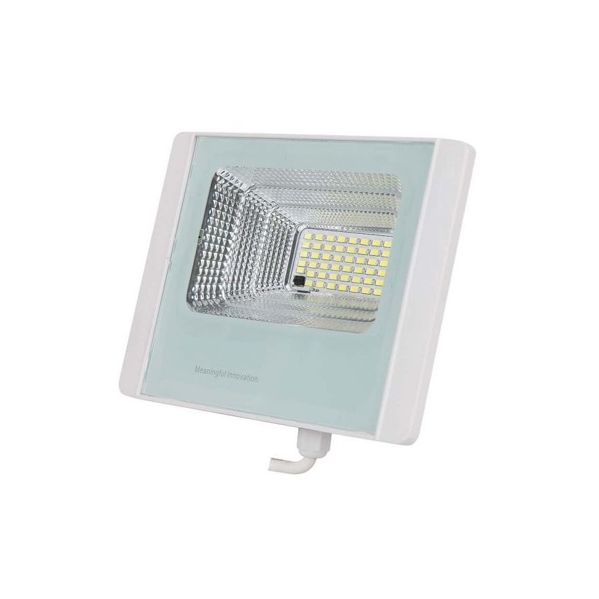 Proiector solar LED exterior LED/12W/3,2V IP65 6400K 20000 mAh + telecomandă