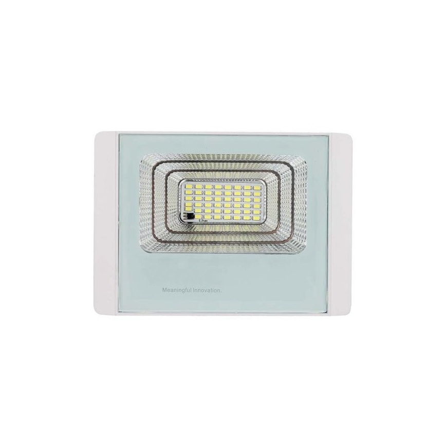 Proiector solar LED exterior LED/12W/3,2V IP65 6400K 20000 mAh + telecomandă
