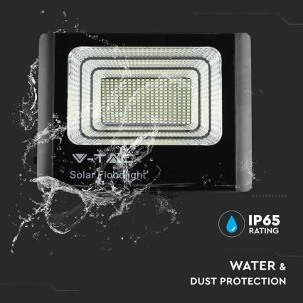 Proiector solar LED exterior LED/40W/10V IP65 6000K 20000 mAh + telecomandă