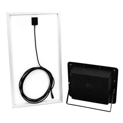 Proiector solar LED exterior LED/40W/10V IP65 6000K 20000 mAh + telecomandă