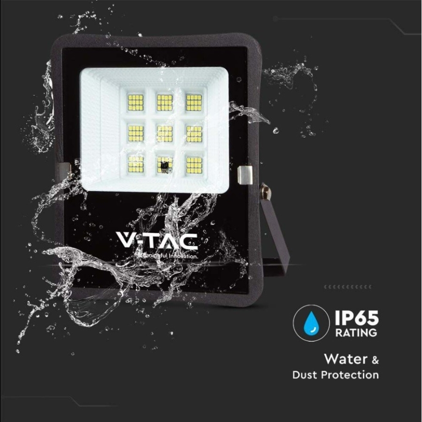 Proiector solar LED exterior LED/6W/3,2V 6400K IP65 4000 mAh + telecomandă