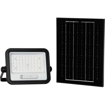 Proiector solar LED reglabil/100W/3,2V 2000-8000K IP65 5000 mAh negru + telecomandă