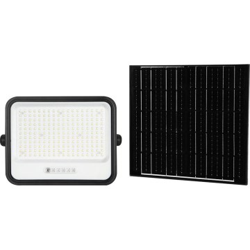 Proiector solar LED reglabil 400W/3,2V 2000-8000K IP65 20000 mAh, negru + telecomandă