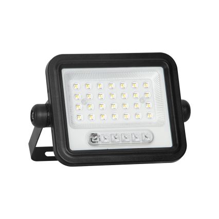 Proiector solar LED cu reglaj al intensității, 50 W, 3,2 V, 2000–8000 K, IP65, acumulator 3800 mAh, negru, cu telecomandă