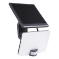 Proiector solar LED reglabil cu senzor de mișcare și crepuscul LED/10W/3000 mAh 4000K IP54