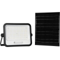 Proiector solar LED reglabil LED/300W/3,2V 2000-8000K IP65 15000 mAh negru + telecomandă