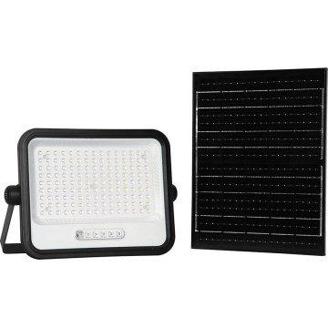 Proiector solar LED reglabil LED/300W/3,2V 2000-8000K IP65 15000 mAh negru + telecomandă