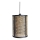 PTMD - Candelabru pe lanț BAYU 1xE27/40W/230V Ø 27 cm