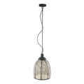 PTMD - Candelabru suspendat BAYU pe lanț, 1xE27/40W/230V, Ø 29 cm