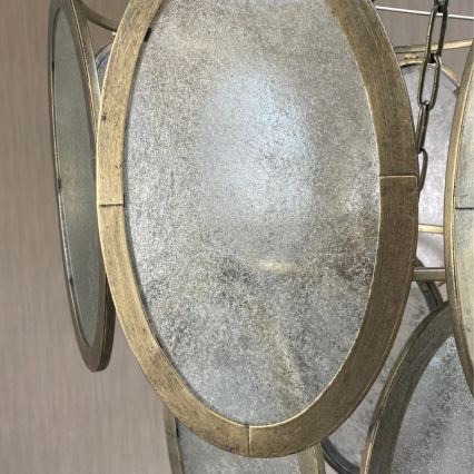 PTMD - Candelabru suspendat DAIREN pe lanț 1xE27/40W/230V Ø 51 cm