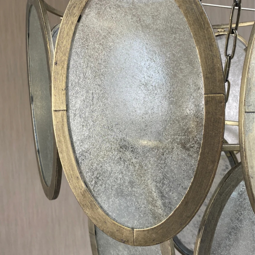 PTMD - Candelabru suspendat DAIREN pe lanț 1xE27/40W/230V Ø 51 cm