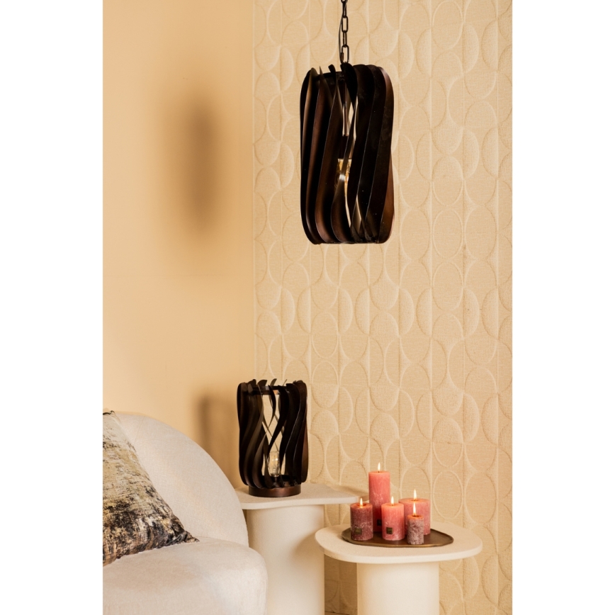 PTMD - Lustră suspendată pe lanț TESSA 1xE27/40W/230V Ø 27,5 cm
