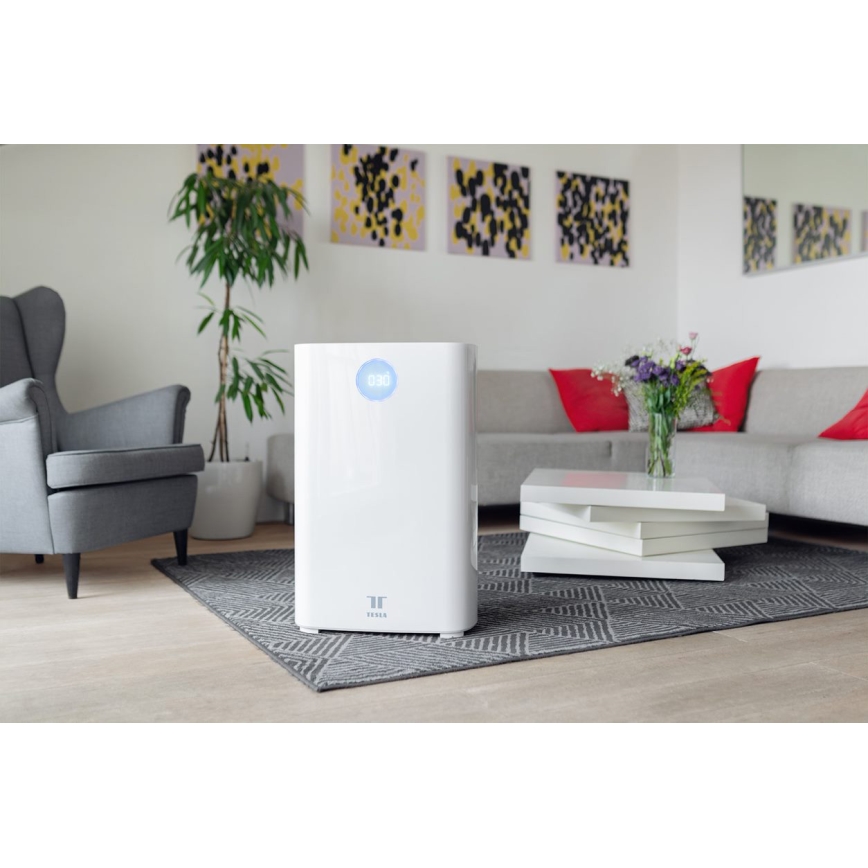Purificator inteligent de aer Pro M cu afișaj LED 20W/230V Wi-Fi Tesla